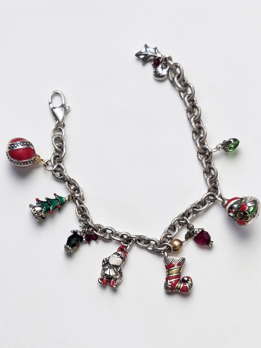 Brighton Adorable Mini Christmas Charms Bracelet 8"